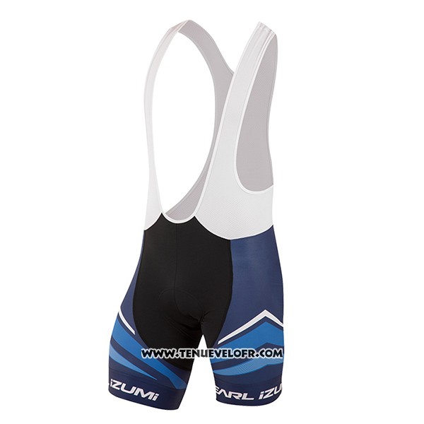 2017 Maillot Ciclismo Pearl Izumi Bleu Manches Courtes et Cuissard